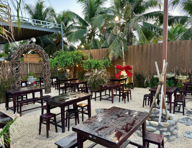 Quán Ăn Ngon Bến Tre | Làng Nướng Thơm – Không Gian Sân Vườn