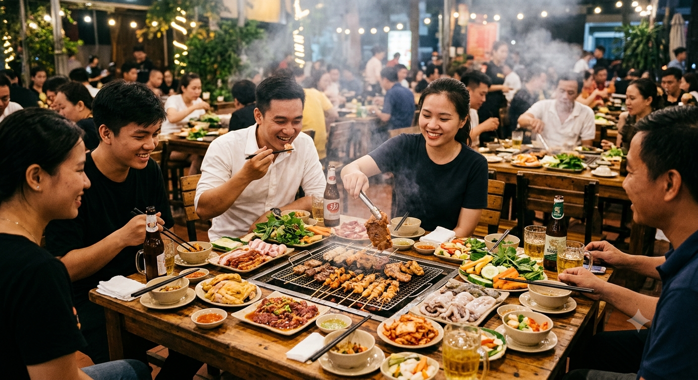 Trải nghiệm thực đơn món nướng đa dạng và hấp dẫn